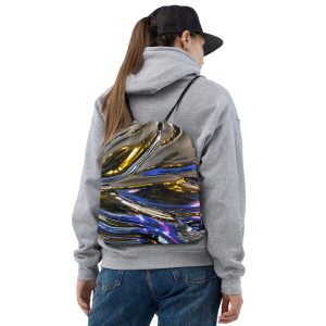 Metallic Reflections Drawstring bag
