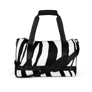 Zebra Print All-over print gym bag