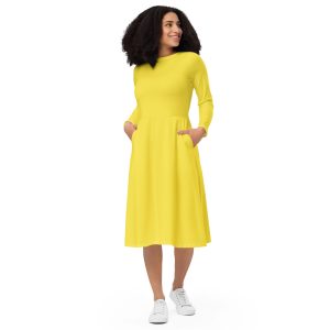 Women’s long sleeve midi dress