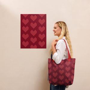 DigiHearts Tote bag