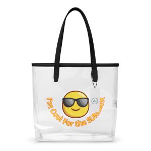 I'm Cool For The Summer Clear tote bag