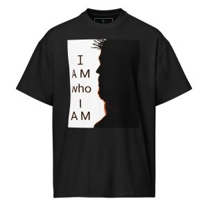 I AM WHO I AM Men’s box tee