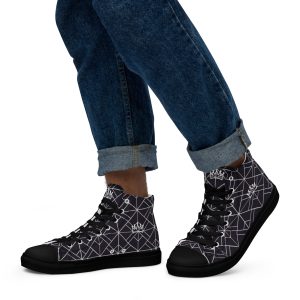 King Of Kings Men’s high top canvas shoes