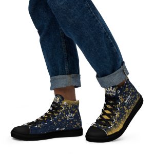 King Of Kings Men’s high top canvas shoes