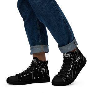 King Of Kings Men’s high top canvas shoes