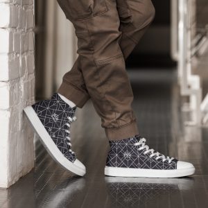 King Of Kings Men’s high top canvas shoes