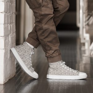 King Of Kings Men’s high top canvas shoes