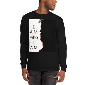I AM WHO I AM Men’s Long Sleeve Shirt