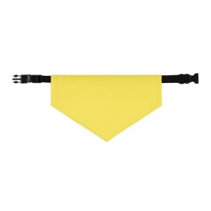 Yellow Pet bandana collar