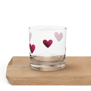 Tiny Hearts Rocks glass