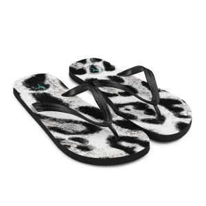 Animal Print Flip-Flops