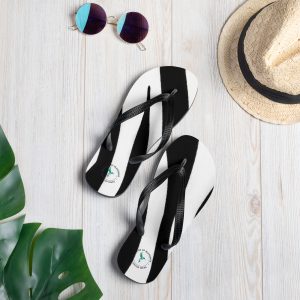 Zebra Print Flip-Flops
