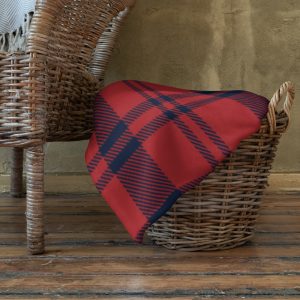 Flannel Print Throw Blanket