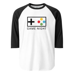 Game Night 3/4 sleeve raglan shirt