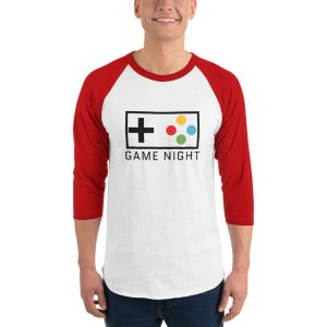Game Night 3/4 sleeve raglan shirt