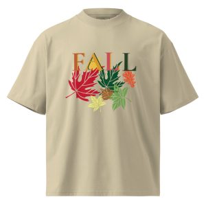 Fall Unisex organic oversized high neck t-shirt
