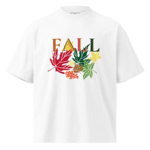 Fall Unisex organic oversized high neck t-shirt