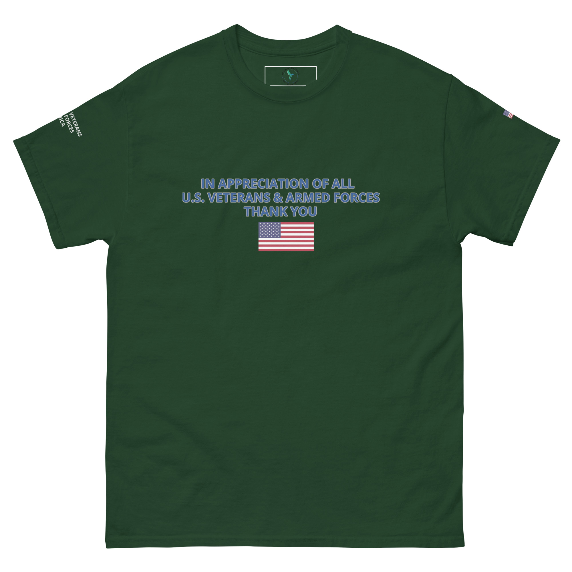 unisex-classic-tee-forest-green-front-6906ab485592e.jpg