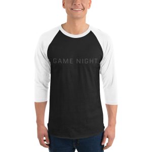 Game Night 3/4 sleeve raglan shirt