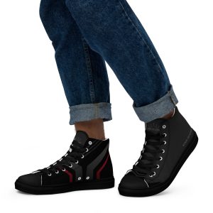 King Of Kings high top canvas shoes